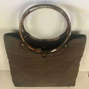 Vintage Hoop Hobo Handbag.